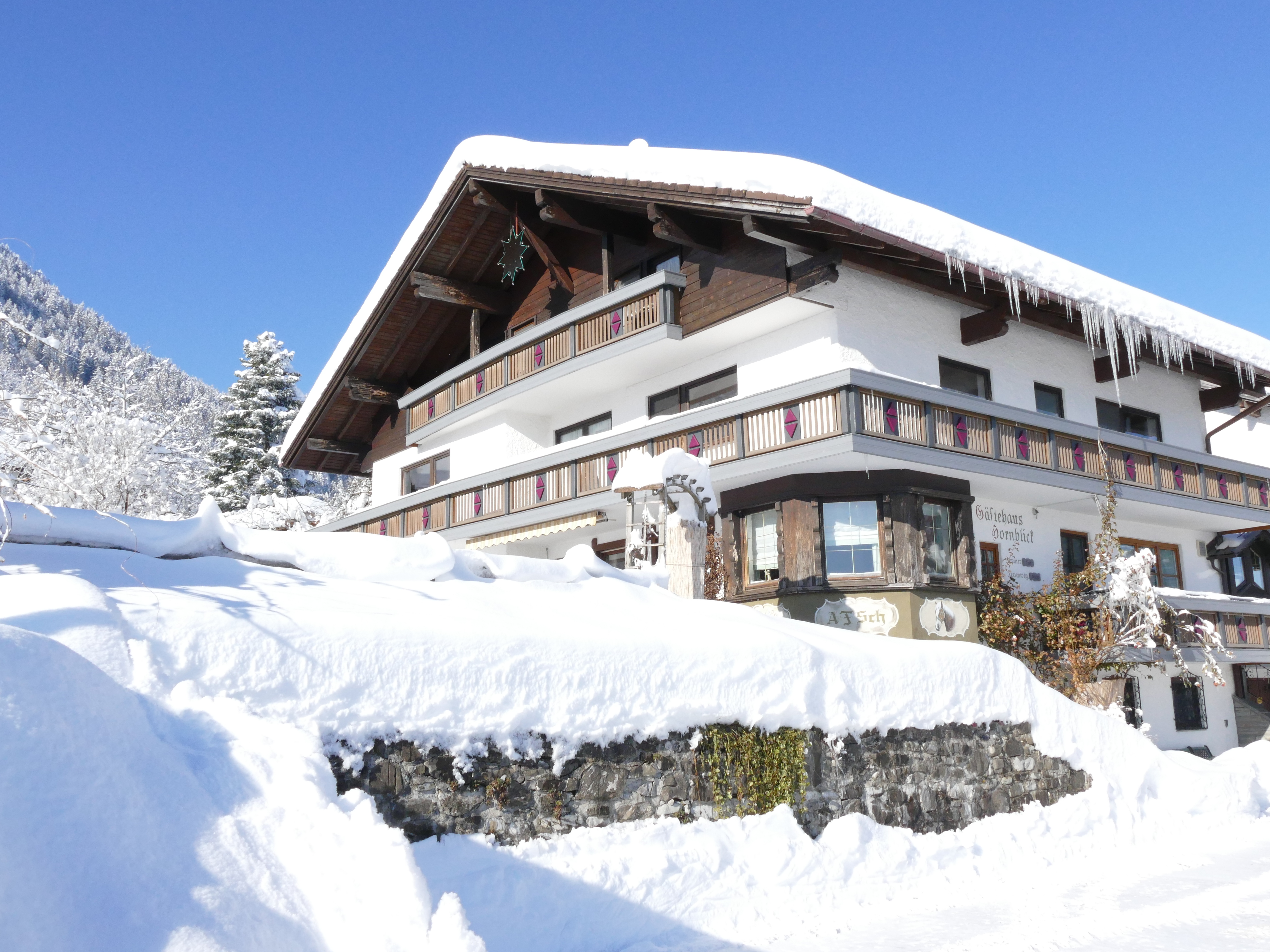 Haus im Winter