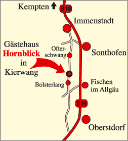 Anfahrt zum Gästehaus